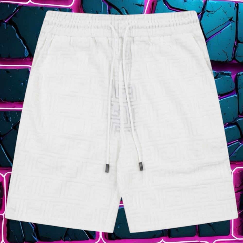 Fendi White Athletic Shorts